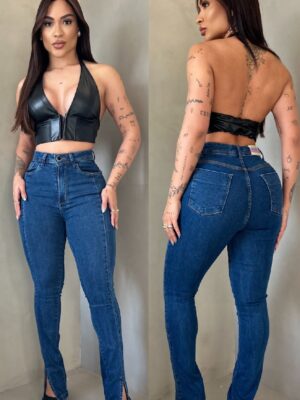 CALCA JEANS NXO ESCURA